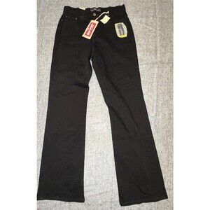 New Levis 512 Jeans Women 10L Black Perfectly Slimming Boot Cut Stretch Denim